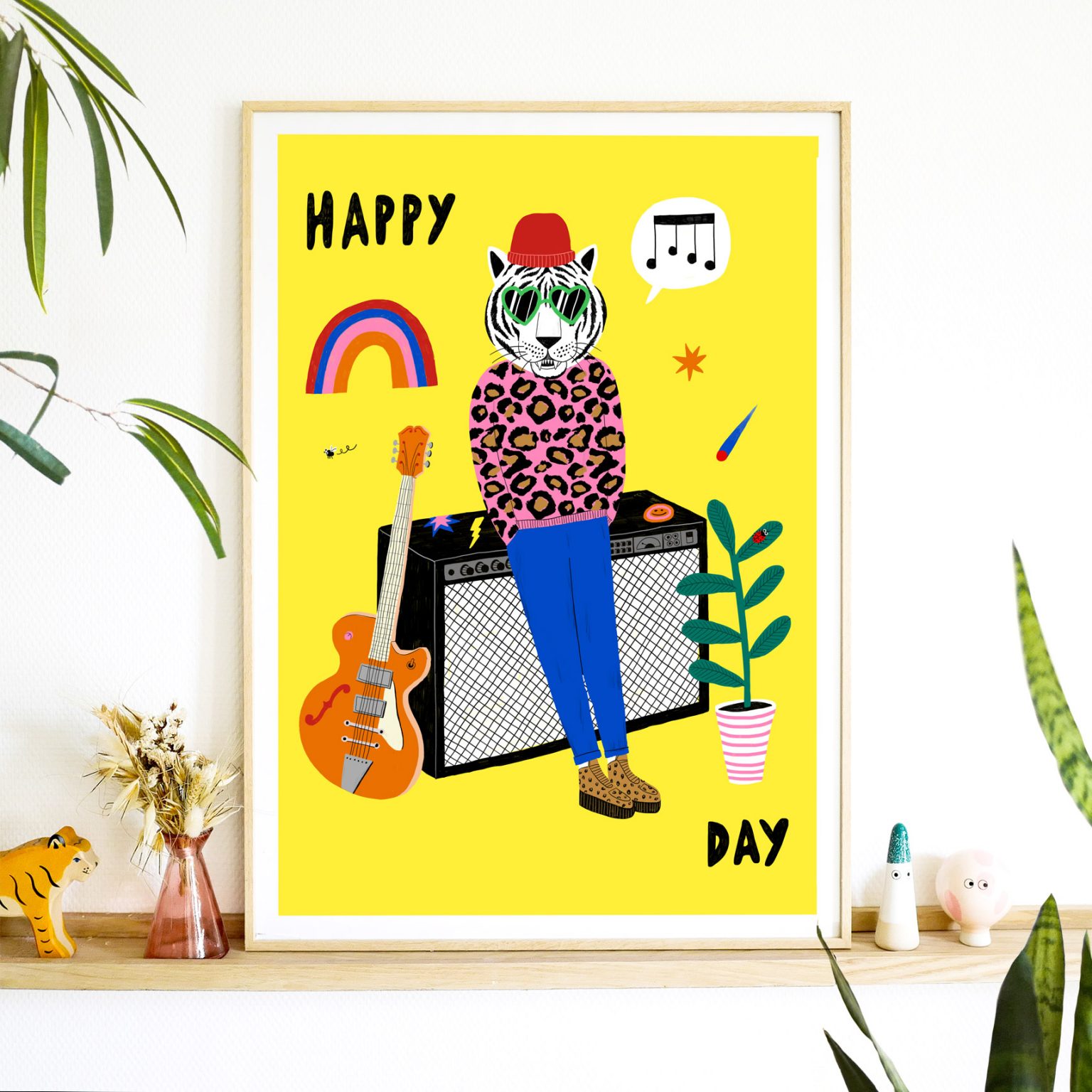 DANS LES DENTS Happy Day Print 30 x 40 cm 