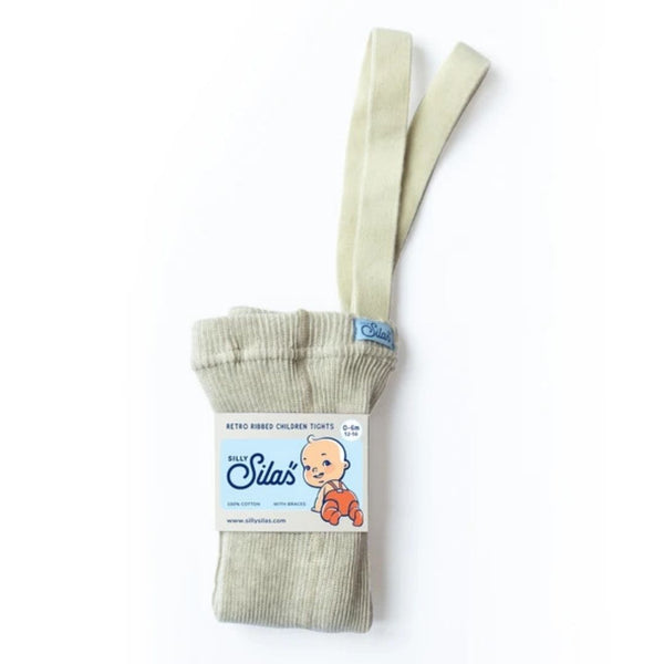 Silly Silas Footed Tights - Cream Blend