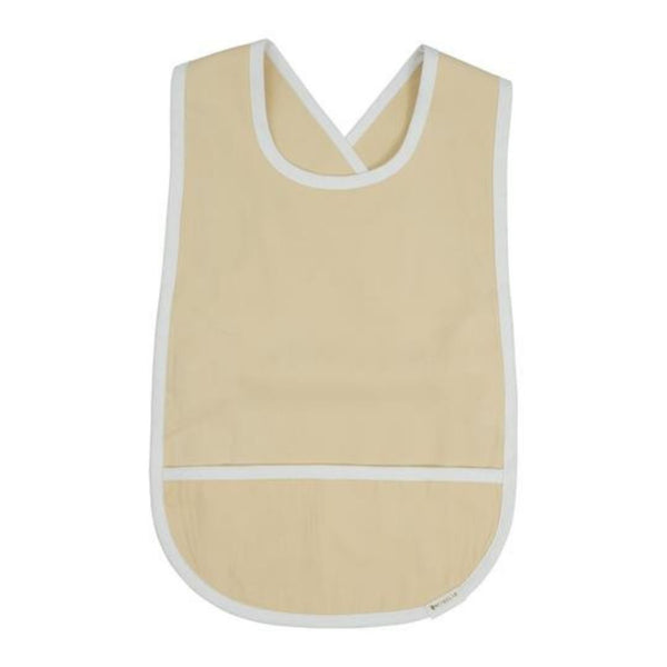 Cross Back Bib - Pale Yellow