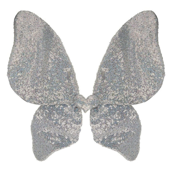 Sparkle Sequin Wings - Silver