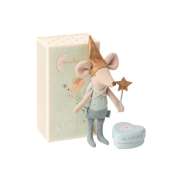 Maileg Tooth Fairy - Big Brother Mouse With Metal Box