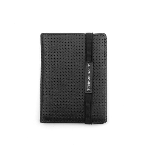 Black vertical skin spaulting wallet