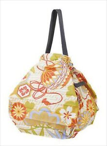 Shupatto M Mari Flower Japanese Tote Bag