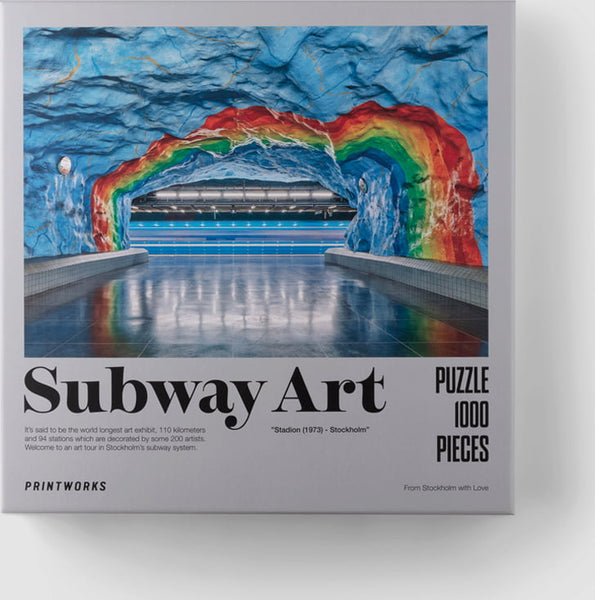 PrintWorks Puzzle Subway Art