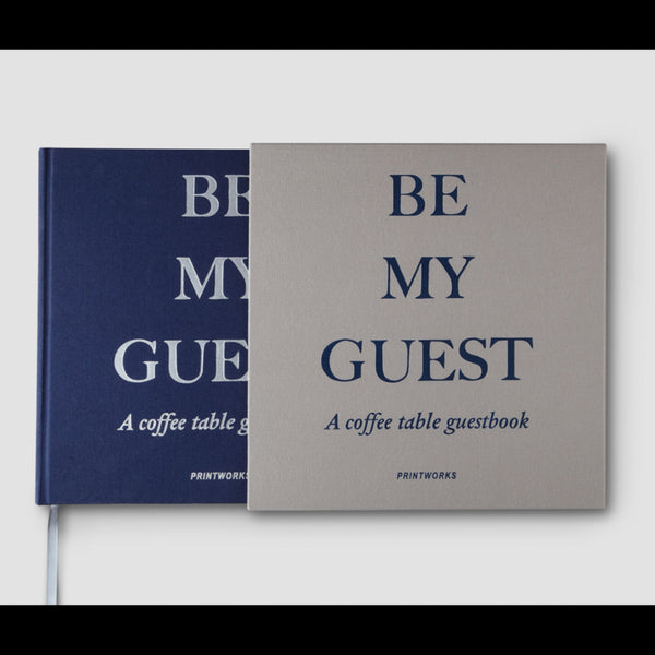 PrintWorks Guest Book Grey/blue