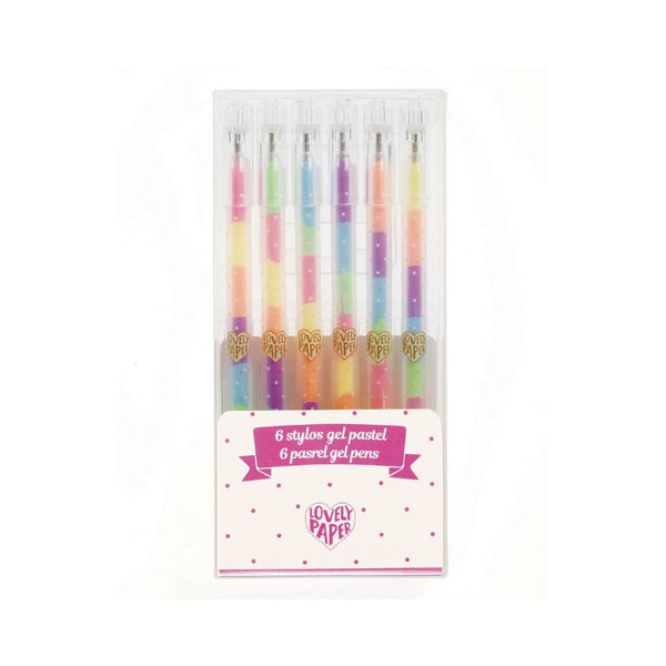 6 Pastel Gel Pens