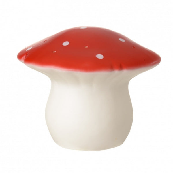 Vintage Red Medium Toadstool Lamp