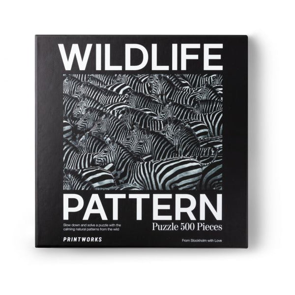 PrintWorks Puzzle Wildlife Pattern Zebra