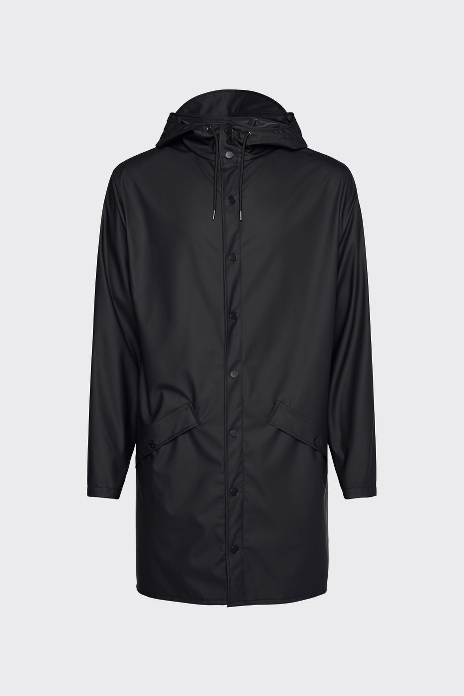 RAINS 2020 Long Jacket - Black *New Style*