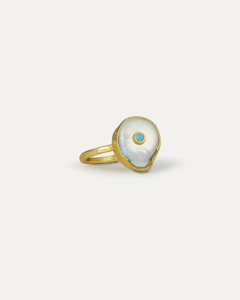 Amalfi Pearl Cocktail Ring