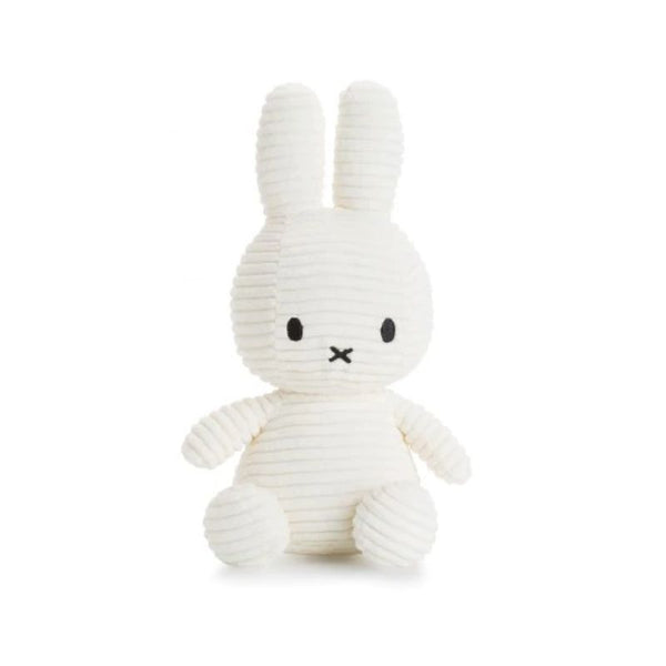 Miffy Sitting Corduroy Large - White 33cm