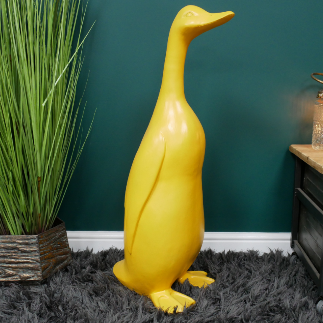 &Quirky Big Yellow Duck Figure