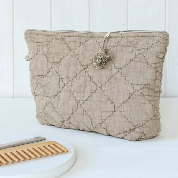 Ib Laursen Quilted Toiletry Bag