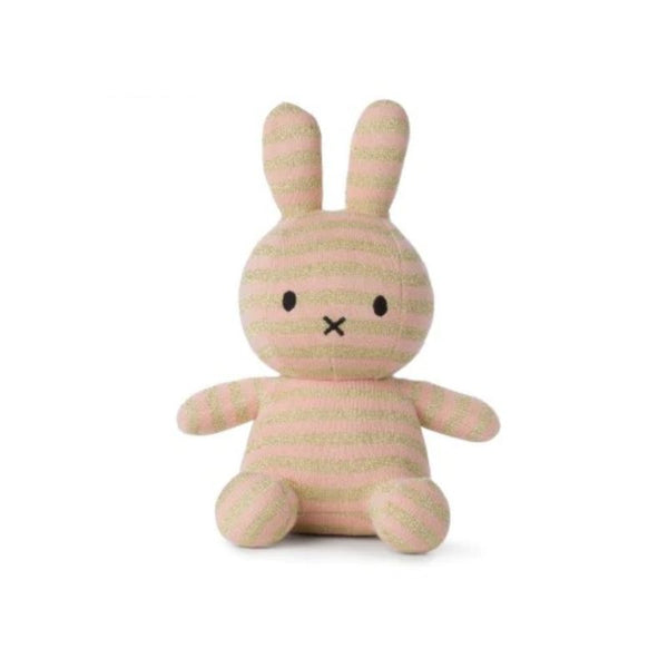 Miffy Organic Cotton Stripe Pink And Gold