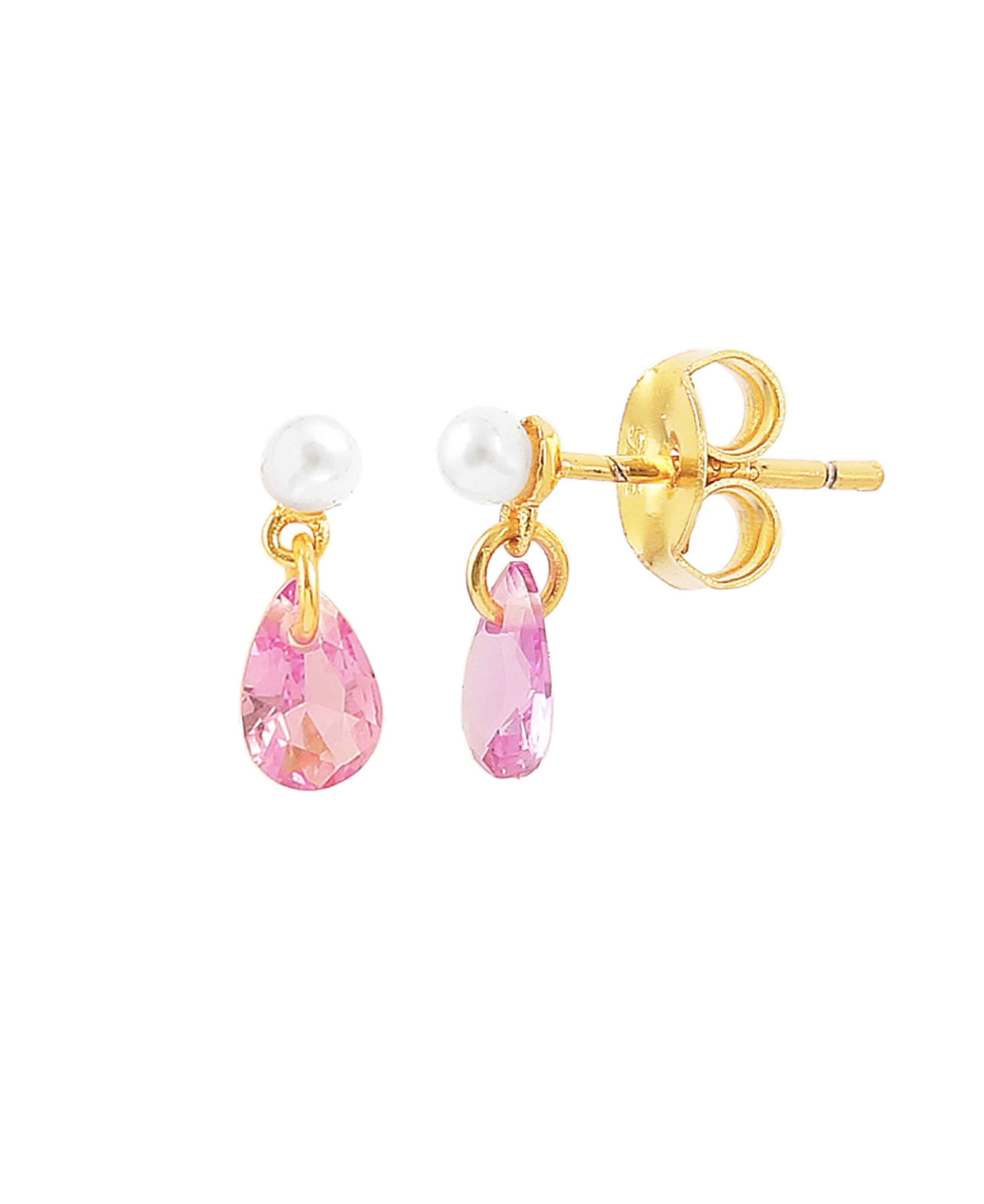 hultquist-copenhagen-small-pink-raindrop-earrings