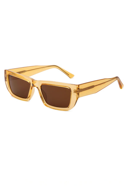 A Kjærbede Fame Yellow Transparent Sunglasses