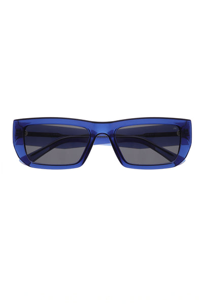 A Kjærbede Fame Dark Blue Transparent Sunglasses
