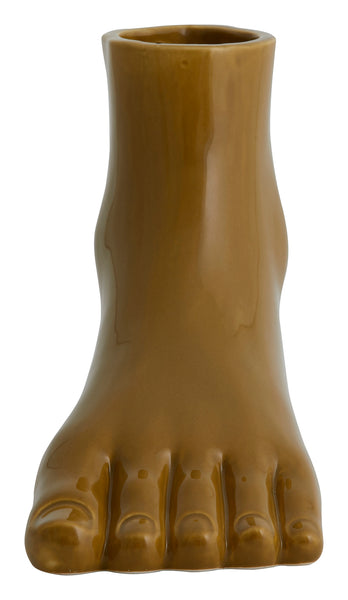 Nordal Mustard Foot Vase