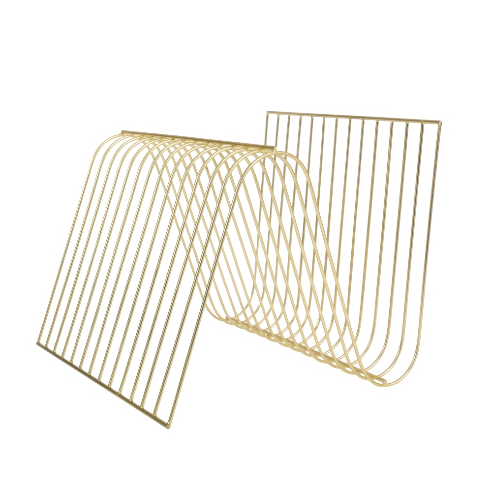 Magazine Holder Sensual Brass