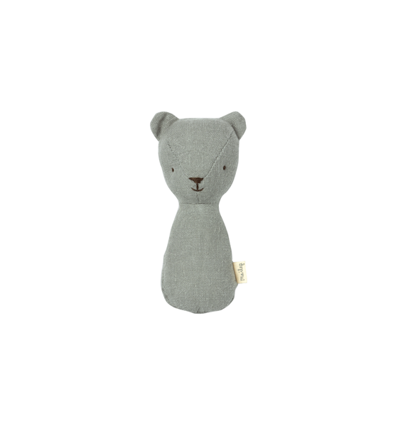 Green Teddy Lullaby Rattle