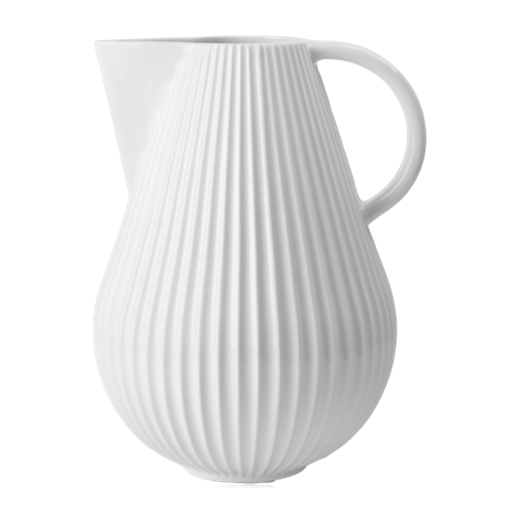 Lyngby Porcelaen Tura Jug Vase White Porcelain 27.5cm
