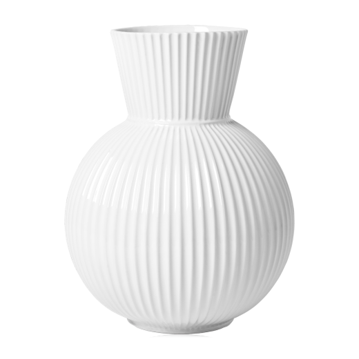 Tura Vase 34cm White Porcelain