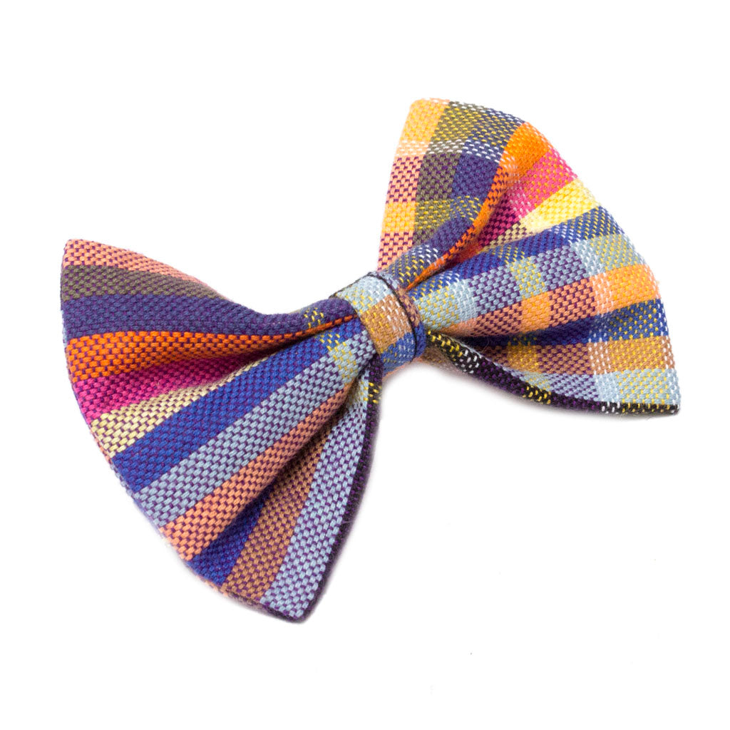 Marine Kikoy Dog Bow Tie