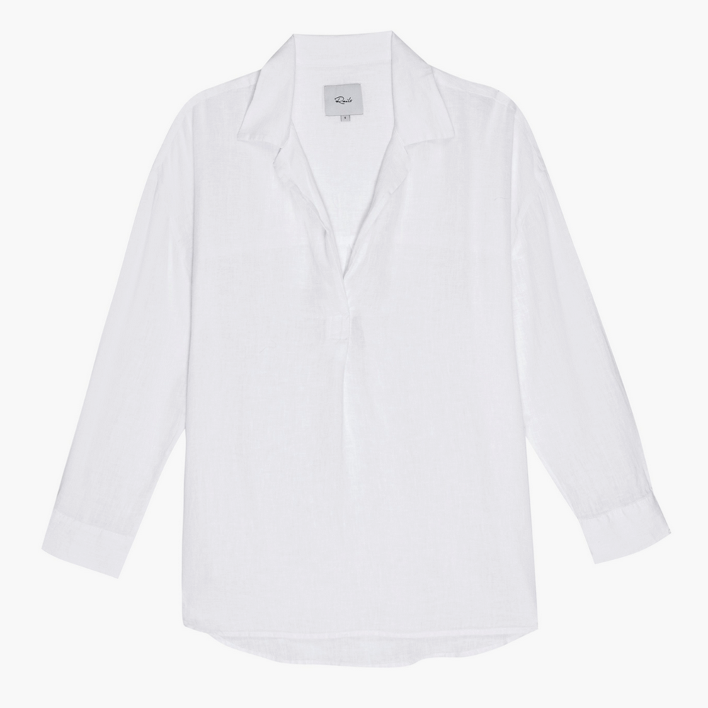 Rails Jocelyn White Linen Shirt 