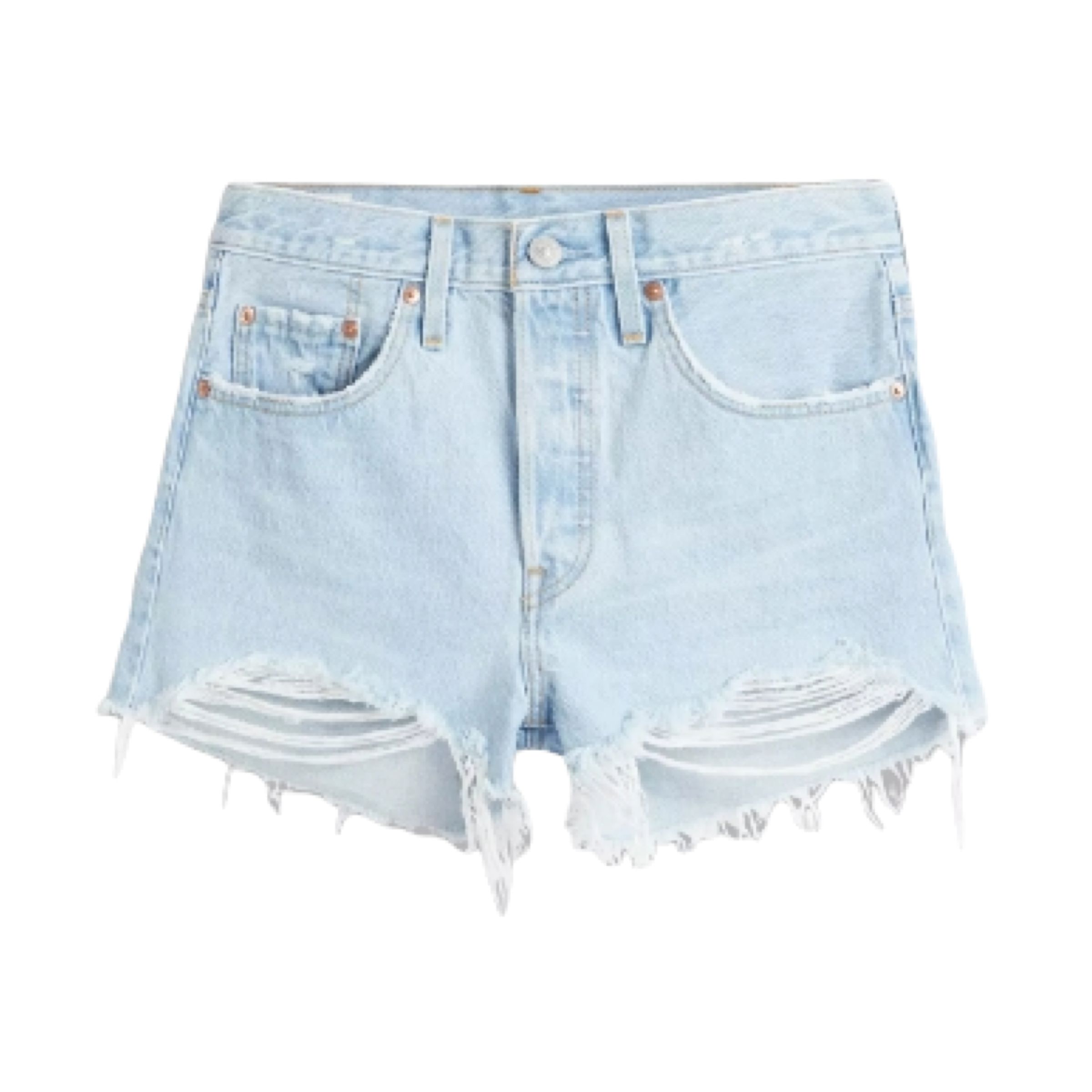 Pantaloncini Shorts 501 Original Donna Luxor Edge - Blu