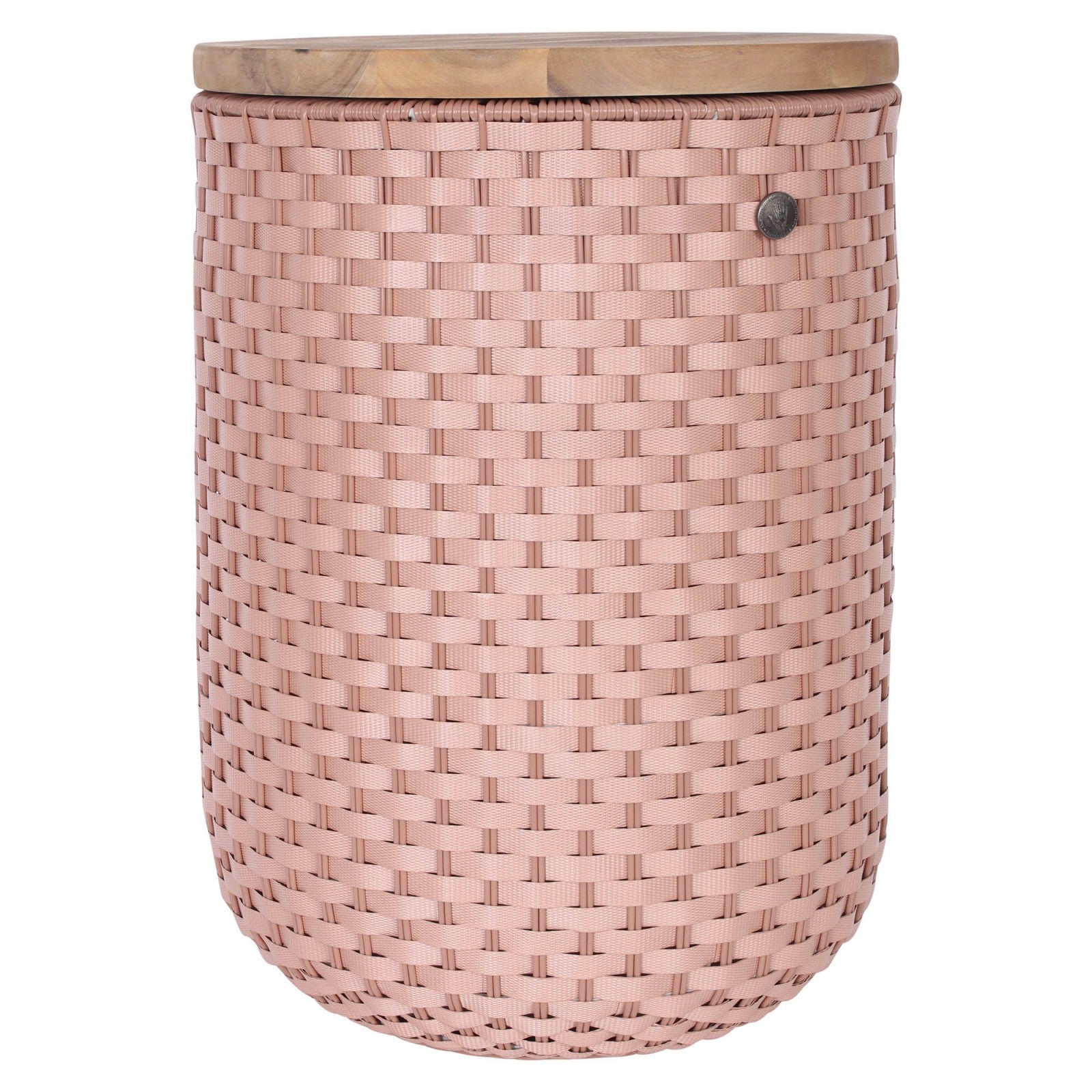 Copper Blush Halo Sit Storage Stool