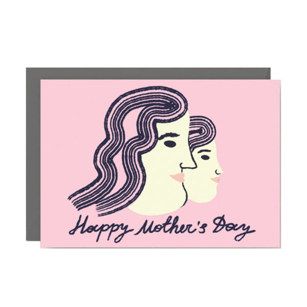 Wrap Mothers Day Card Faces