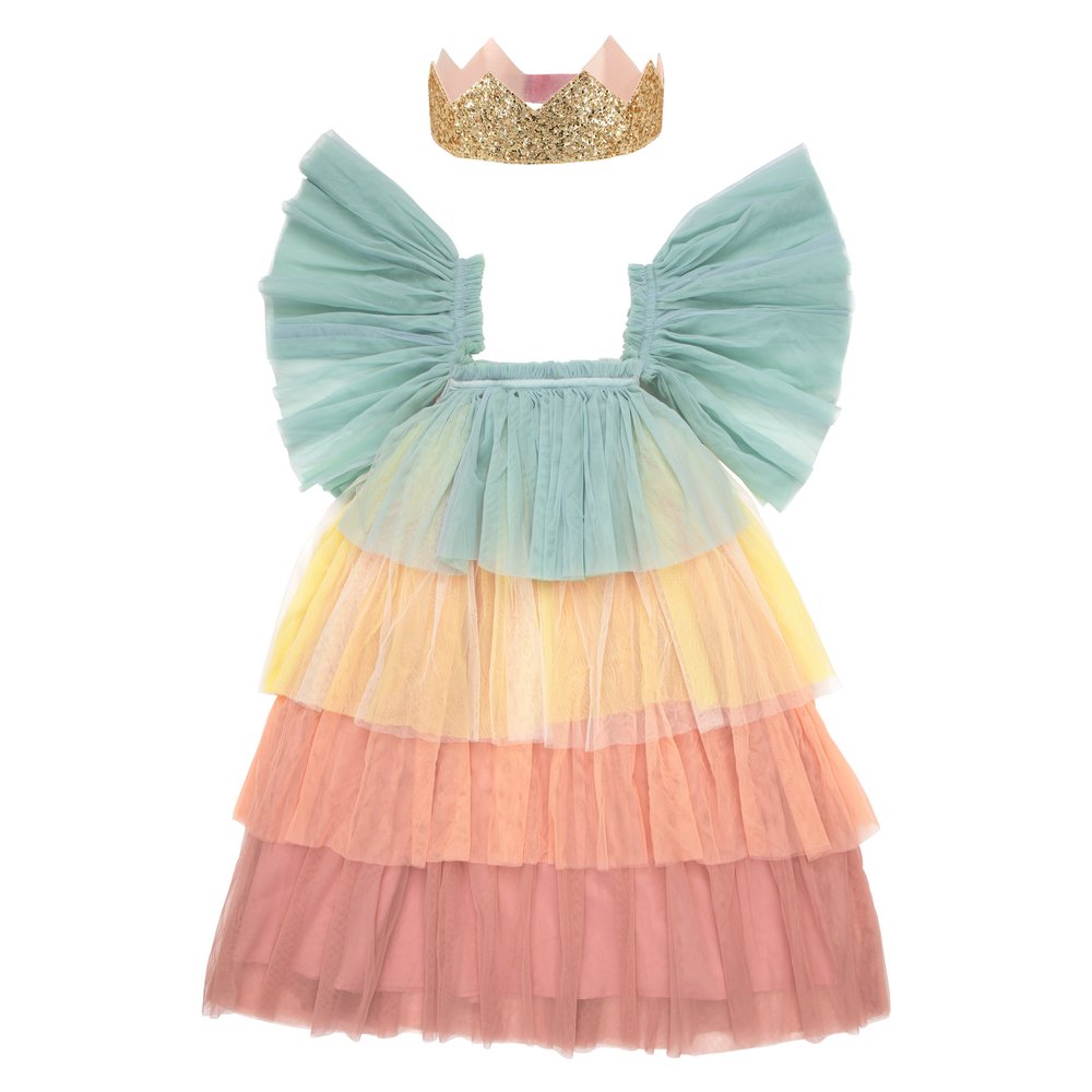 Meri Meri Rainbow Ruffle Princess Costume