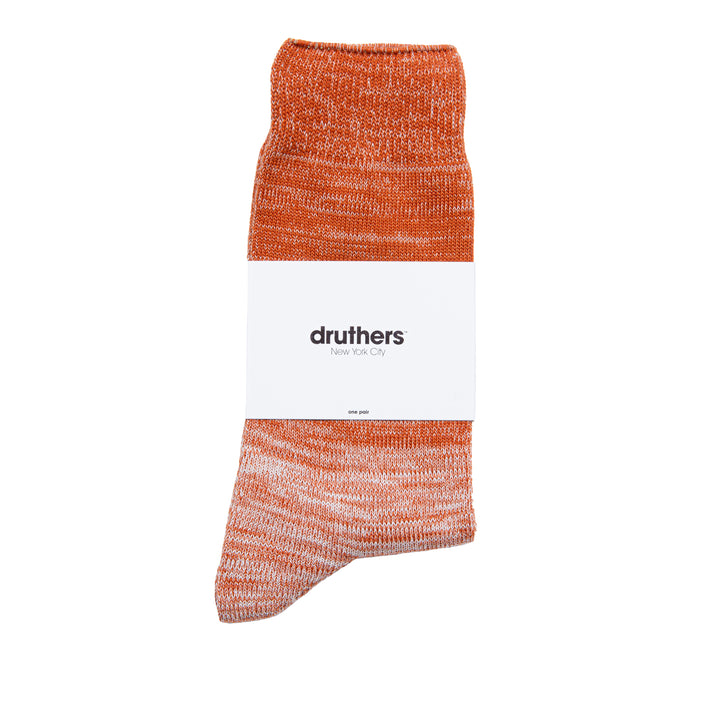 Druthers Organic Gradient Socks - Orange White