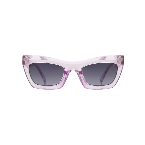 Luxx Sunglasses In Lavender Transparent