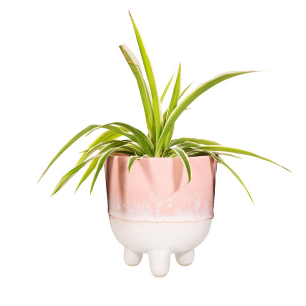 Large Pink Mojave Glaze Planter