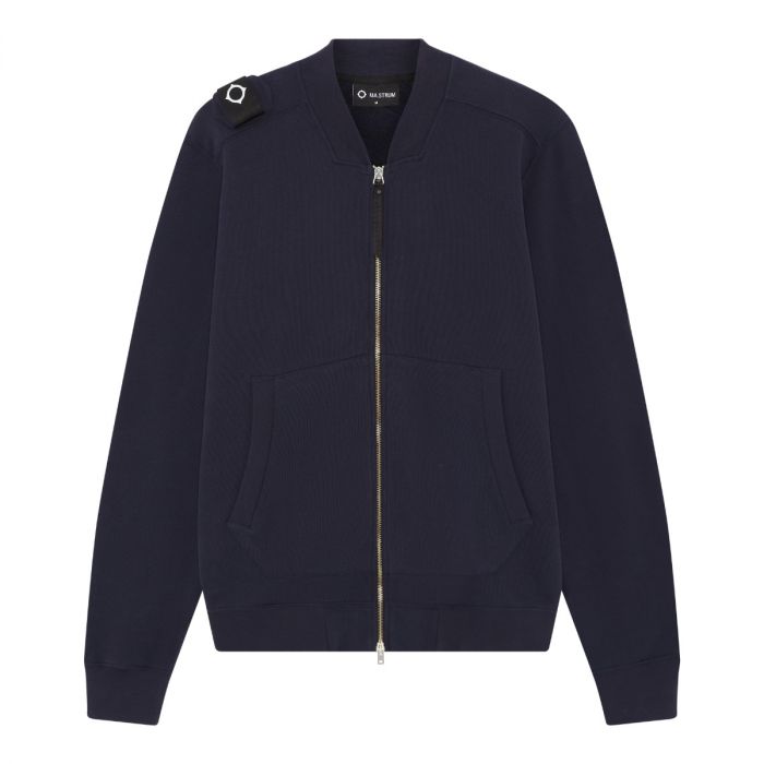 Full Zip Bomber Sweat - Ink Navy