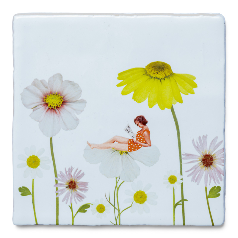 STORYTILES Surrounded By Flowers Tile