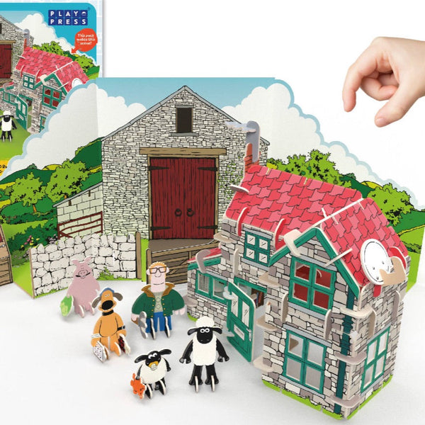 Shaun The Sheep Pop Out Eco-friendly Playset