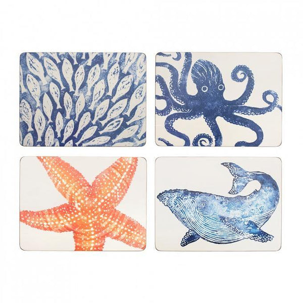 Fish Shoal Placemats - Set Of 4