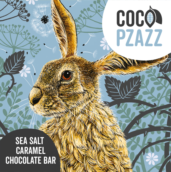 Fox & Boo's Sea Salt Caramel Chocolate Bar 80g