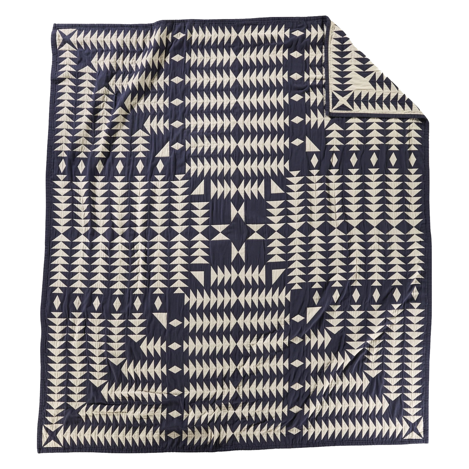 Pendleton Organic Cotton Matelasse Twin | Midnight Nova