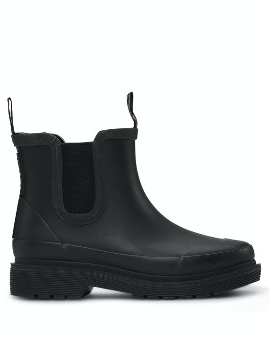 Chelsea Short Rubber Boots Black