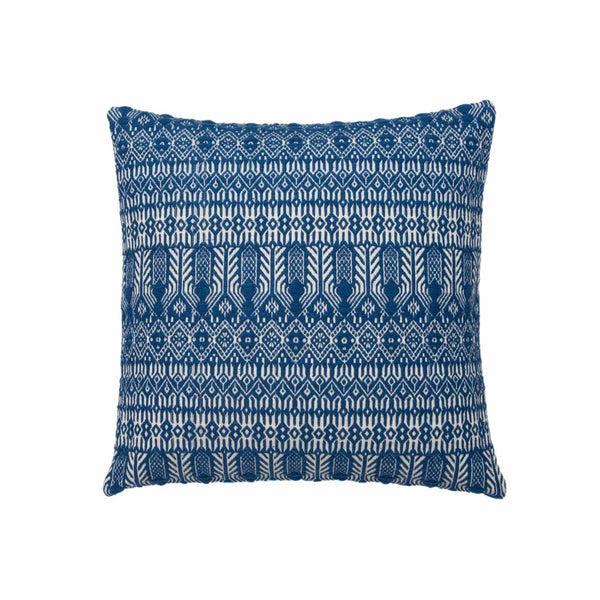 Cushion Cover Pattern Filigree Blue White Size 50x50