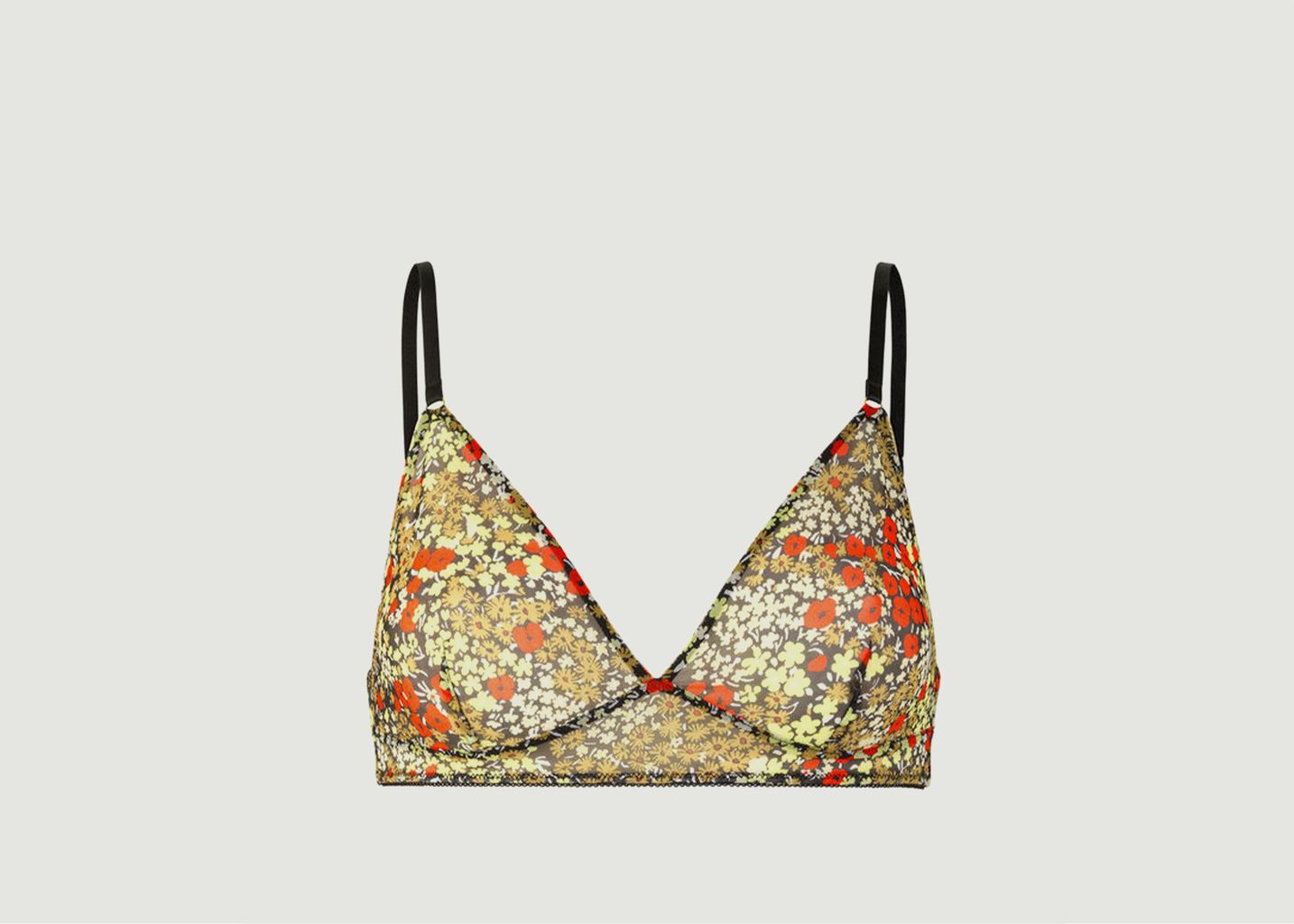Lilah Floral Triangle Bra