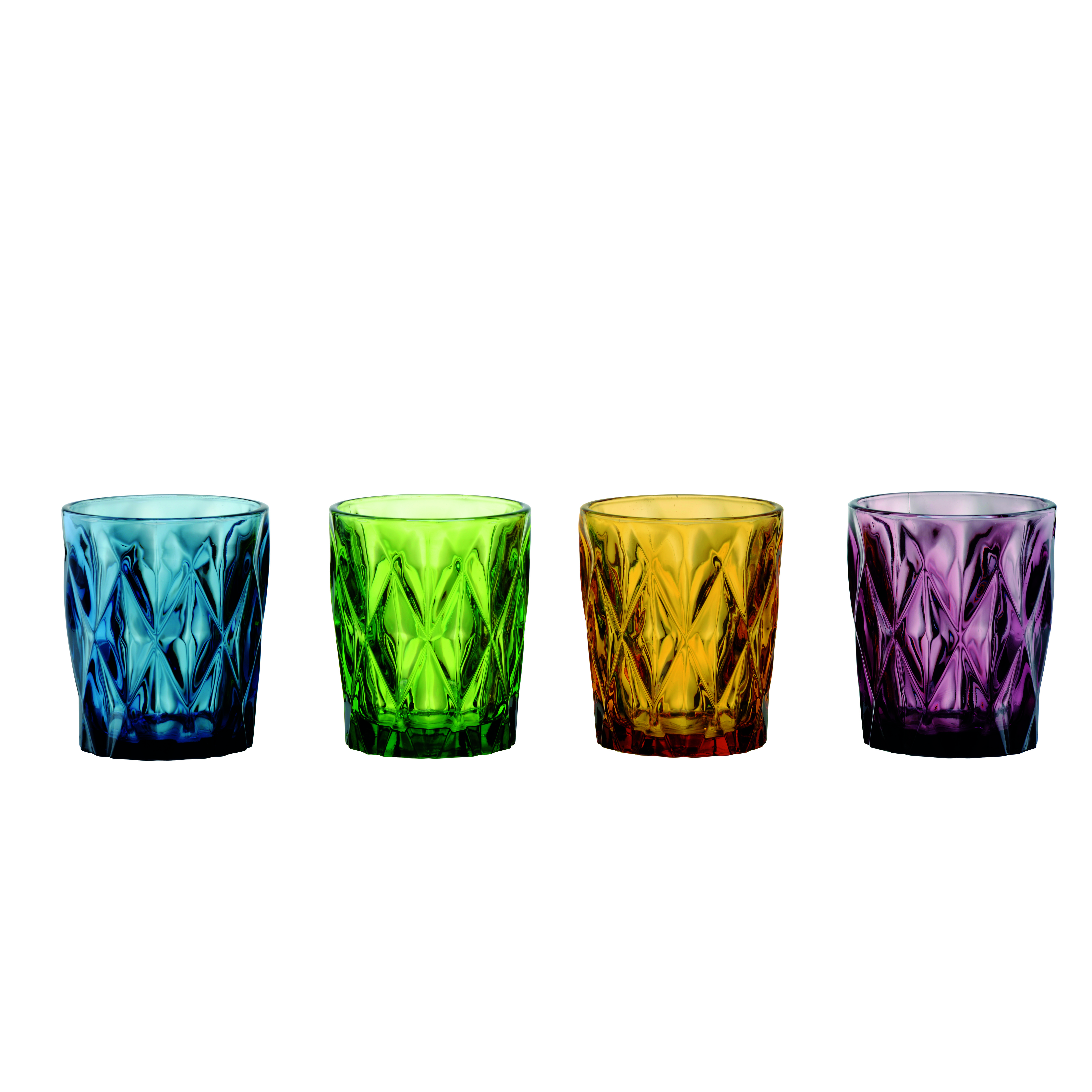 Artland Highgate Multicoloured DOF Tumblers - Set of 4