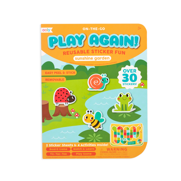 Ooly Play Again Mini On-The-Go Activity Kit - Sunshine Garden