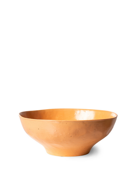 HK Living Bold & Basic Ceramics Large Bowl Orange