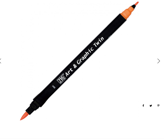 Kuretake Zig Art & Graphic Twin Brush Pen