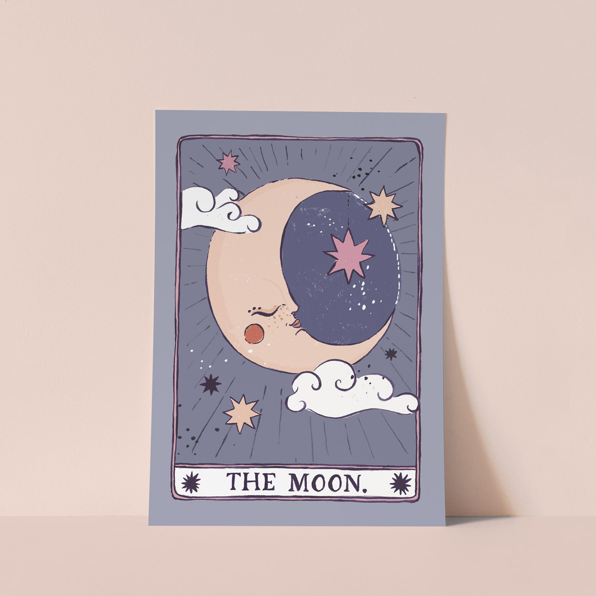 Sister Paper Co Tarot Moon Art Print A5