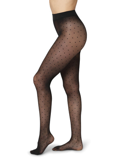 Pernille Dots 20 Denier In Black